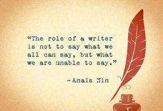 an ink pen and quill sitting on top of a paper with the words,'at night i read and write, and things i have never underfoot