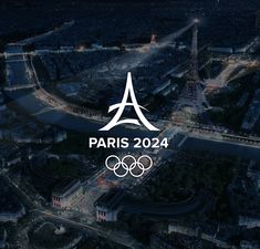 an aerial view of the olympic games in paris