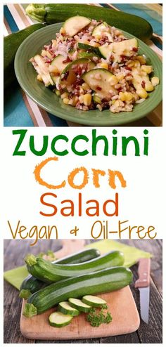 zucchini corn salad is an easy and healthy side dish