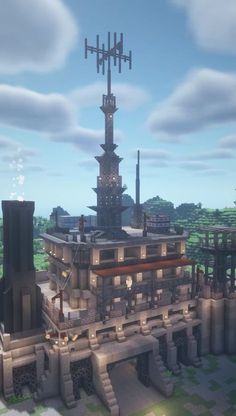 #minecraft #minecraftbuilds #minecraftbuild #minecraftbuildshowcase #minecraftbuildtutorial #minecrafthouse #minecraftmod Minecraft Modded Base, Minecraft Create Mod, Minecraft Factory, Minecraft Castle Designs, Castle Layout, Minecraft House Plans