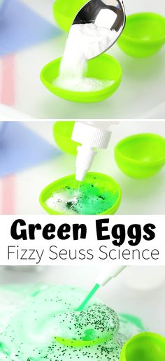 green eggs fizzy seuss science for kids to play with and learn how to make them