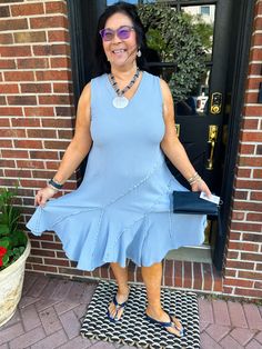 A simple, sleeveless cotton gauze dress with ruffle detail at the bottom. A gauze lover's favorite! Measurements 1 2 3 Center Front Length 34" 34" 34" Bust 37" 43" 47" Gauze Clothing, Cotton Gauze Dress, Dress With Shawl, Gauze Dress, Dress Dusty, Fundraising Events, Judy Blue Jeans, Cotton Cardigan, Night Shirt