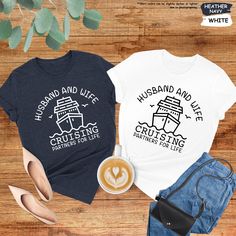 Husband And Wife Couple Cruising Partners For Life Shirt, Couple Cruise Shirts, Cruise Vacation Shirt, Husband And Wife Shirt, Cruising Gift Variations  🌟 Welcome to our shop! Before you proceed with your order, please take a moment to review all the details provided below. We want to ensure a smooth and enjoyable shopping experience for you. 🛒 Placing Your Order: 1. Read Carefully: Take your time to go through all the information provided here. 2. Customization: Our products come with predefi Couples Cruise Shirts, Couple Cruise, Cruise Gifts, Cruise Shirt, Vacation Shirts, Cruise Vacation, Types Of Shirts, Clothing Items, Favorite Outfit