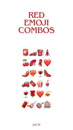 red emoui compos by julia di's book cover is shown