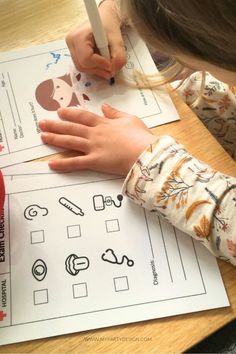 Come find out how dramatic play can help children's fine-motor and writing skills. Read all about the benefits of dramatic play on the blog. Playing School Ideas Pretend, Different Feelings