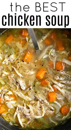 the best chicken soup recipe in a pot