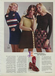 Season Outfits, Fashion 1970s, Sears Catalog, Spring Work