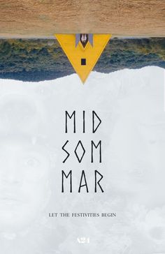 a poster with the words'mid - son mar'written in black on it