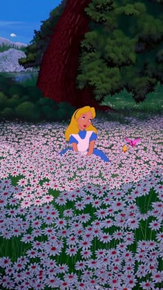 Disney Alice In Wonderland Wallpaper, Old Disney Aesthetic Wallpaper, Disney Homescreen, Disney Characters Videos, Disney Iphone