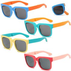 PRICES MAY VARY. 100% POLARIZED AND UV400 PROTECTION - High quality TAC polarized anti-glare baby sunglasses, with UV protection coating, can filter 100% of UVA and UVB, providing UV protection, and protects children's eyes. Kids sunglasses boys girls are high-quality scratch resistant coating, scratch-resistant. SKIN-FRIENDLY AND DURABLE MATERIAL - RICAWA baby sunglasses 0-6 months are made of soft silicon, the frames perfectly resolve the breaking issues. Toddler sunglasses age 2-4 boys girls Sunglasses For Kids, Boys Sunglasses, Baby Sunglasses, Polarized Glasses, Fit Kids, Cute Sunglasses, Girl With Sunglasses, Friendly Plastic, Kids Sunglasses