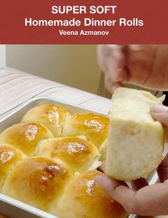 How To Make Soft Bread Rolls, Super Soft Dinner Rolls, How To Make Soft Bread, Dinner Rolls By Hand, Soft Dinner Rolls Recipe, Soft Bread Rolls, Soft Bread Recipe, Soft Dinner Rolls, Dinner Rolls Easy