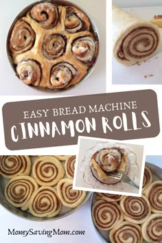 easy bread machine cinnamon rolls are the perfect way to use up those leftover dough