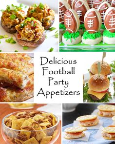 delicious football party appetizers