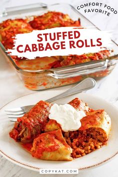 These Homemade Stuffed Cabbage Rolls are a comforting and delicious classic! This recipe features tender cabbage leaves filled with a savory mixture of ground meat, rice, and vegetables, all simmered in a flavorful sauce. Perfect for a cozy family meal or a special occasion dinner. #StuffedCabbageRolls #CabbageRolls #Homemade #ComfortFood #FamilyDinner #EasyRecipe #ClassicRecipe