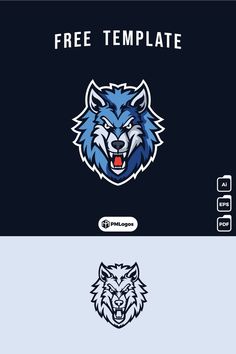 Wolf Mascot Vector Logo Design Template - Free Download Confident Pose, Wolf Mascot, Majestic Nature, The Wolf