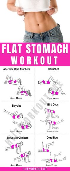 a woman is doing the flat stomach workout with her arms and legs, showing how to do