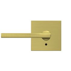 an image of a golden door handle on a white background