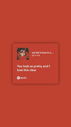 #fall #lyrics #cute #relatable #homescreen #widgets #aesthetic We Fell In Love In October Spotify Lyrics, We Fell In Love In October Spotify, We Fell In Love In October Lyrics, We Fell In Love In October, Girl In Red Lyrics, Fall Lyrics, Homescreen Widgets