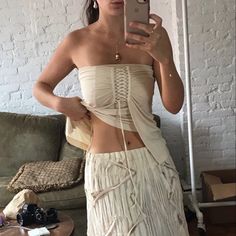 Bella Hadid Aesthetic, Mirror Palais, Foto Ideas Instagram, A Skirt, Fairy Dress, Bella Hadid