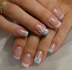 Dragonfly Nails, Dragonfly Nail Art, French Manicure Nail Designs, Gel French Manicure, French Manicure Designs, Nail Designs Pictures, Manicure Nail Designs, French Tip Nail Designs, French Manicure Nails