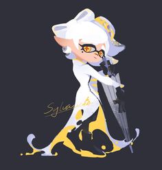 Splatoon 2 Marie, Splatoon Shiver, Splatoon Squid Sisters, Splatoon Squid, Squid Sisters, Callie And Marie, Splatoon Art, Splatoon 3, Digital Painting Tutorials