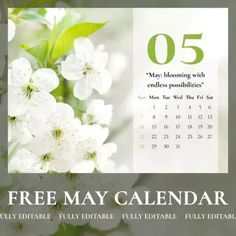 Free Cherry Blossom May Calendar - MasterBundles Collage. Calendar Templates 2023, May Calendar, Free Printable Calendars, Printable Calendars, Calendar Templates, Free Printable Calendar, Calendar Design, Get Organized, Calendar Printables