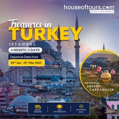 Turkey Holiday Packages Turkey Holiday, Turkey Tour, Ad Banner, Travel Marketing, Travel Ads, Hotel Packages, Booklet Design