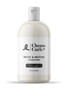 Chemo Curls Revive & Restore Conditioner is the ultimate solution for nourishing and rejuvenating hair affected by chemotherapy. Specially formulated to address the unique needs of post-chemo hair, this luxurious conditioner is designed to bring life back to your locks. Enriched with a powerful blend of natural ingredients including deeply hydrating Jojoba oil and nourishing baobab oil, Chemo Curls Revive & Restore Conditioner works to replenish moisture, strengthen hair, and promote healthy gro Chemo Curls, Chemo Hair, Baobab Oil, Strengthen Hair, Moisturize Hair, Hair Cream, Hair Strengthening, Hair Care Shampoo, Hair Health