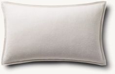 a white pillow on a white background