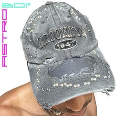 Custom Brooklyn NYC black airbrushed rhinestone hat 

ASTROBOI* BROOKLYN BLACK DISTRESSED AIRBRUSHED RHINESTONE HAT

◼️ OS
◻️ Great condition 
◼️ Unique arrangement of multicolored rhinestones
◽️ Black airbrushing creates dimension 
◻️ Distressing throughout 
◼️ Adjustable back closure 

WORLDWIDE SHIPPING AVAILABLE 🚀

🪐🌏 15% OFF FULL PRICED BUNDLES & US FREE SHIPPING.

FREE SHIPPING VIA LINK IN BIO 

Send me SERIOUS offers. Reasonable offers will be considered.

Check out my other listings. All I need contributions go to supporting my art 🥰

#rhinestone #y2k #custom #blinghat #y2khat Rhinestone Hat, Y2k Hat, Hats For Men, Link In Bio, Brooklyn, Bundles, Hats, Free Shipping, Black