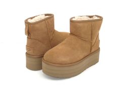 All Auction Items Are 100 % Authentic Australia UGG Products And Were Purchased From Official UGG Retail Store or warehouse. UGG Classic Mini Platform Women Boots: Suede upper Overlock stitch detailing on seams Leather heel label with embossed UGG logo Rear pull tab 17mm UGGplush 80% upcycled wool, 20% lyocell lining 17mm UGGplush 80% upcycled wool, 20% lyocell insole Treadlite by UGG outsole Recycled polyester binding Approx. 5" shaft height Approx. 2" platform height All shoes is sold as clearance price and can have light red mark on the shoes' tag. It is to preventing item return in the store and cash out for full price. The red mark does not affect om the appearance or quality of the item. Thank you. International buyer, Please check with your country's Post office for potential parcel Ugg Classic Mini Platform, Affordable Gift Ideas, Overlock Stitch, Ugg Classic Mini, Dream School, Red Marks, Boots Suede, Ugg Classic, Auction Items