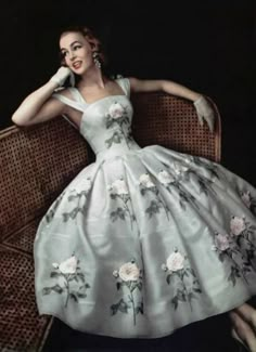 Givenchy Dress, Robes Vintage, 파티 드레스, Fashion 1950s, 50 Style, Vintage Couture