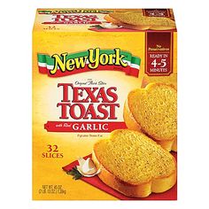 new york texas toast with garlic crackers, 32 - ounce boxes pack of 3