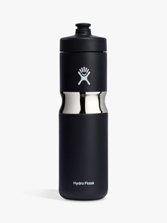 the hydro flask water bottle in black