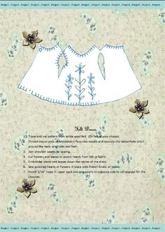 an image of a baby's dress with flowers on it