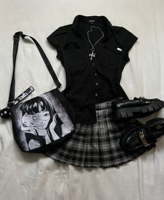 Grunge Goth, Edgy Outfits, Visual Kei, Mode Inspiration, Lookbook Outfits, Everyday Outfits