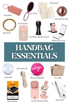 Purse Handbag Essentials & Must Haves from Amazon Amazon Handbag Essentials, In My Purse Essentials, What To Keep In Your Handbag, Essentials To Keep In Your Purse, Organized Purse And Bags, What To Put In Work Bag, Handbag Essentials For Work