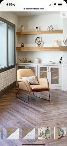 a living room filled with furniture and lots of shelves