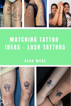 matching tattoo ideas - lush tattoos read more