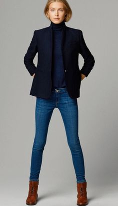 Outfit Elegantes, Looks Jeans, Boating Outfit, Moda Jeans, Boho Dresses, Dark Blue Jeans, Meryl Streep