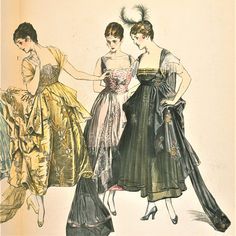 1916 Fashion Plate, 1920 Fashion Plate, 1920s Fashion Plates, 1904 Fashion, 1918 Fashion, Quotes Notes