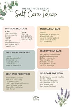 Self care, mental health, emotional support, stress relief, science of essentials Mental Health Care Routine, Womens Circle, Psychology University, Prevent Burnout, Metal Health, Wellness Workshop, Essential Oil Education, Self Care Ideas, Counseling Activities