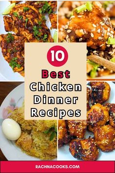 These Chicken Dinner recipes are so easy, quick and healthy. These are mostly done in air fryer and some are stove top too. They are perfect for entertaining, weekdays or weeknight dinners! Chicken breasts, chicken thighs, one-pot chicken meals, air fryer chicken recipes, you have them all here. Chicken Dinner Ideas Easy Quick, Chicken Dinner Ideas Easy, Healthy Air Fryer Dinner, Healthy Chicken Dinner Ideas, Meals Air Fryer, Best Chicken Dinner Recipes, Dinner Ideas Easy Quick, Best Chicken Dinner, Dinners Chicken