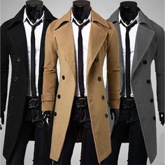 Save with code: “SAVEPIN50” - Dress to impress outfit ideas, from casual and business casual to trendy and occasion-specific styles, including spring, summer, concert, and graduation outfits, along with accessories like shoes and piercings Men's Winter Coat Overcoat Peacoat Trench Coat Formal Business Winter Polyester Warm Outerwear Clothing Apparel Coats / Jackets Solid Color Vintage Style Notch lapel collar Modern regular fit: Featuring an adjustable bar on the back for a personalized fit. High-quality materials: Crafted with fabric-like back for breathability, soft touch, and resistance to shrinking and fading. Versatile outfit option: Perfect for work, celebrations, and dressing up chicly. Easy care: Washing instructions include dry cleaning or hand washing with cold water, along with Winter Peacoat, Double Breasted Overcoat, Men's Vintage Style, Graduation Outfits, Trench Coat Style, Winter Trench Coat, Classic Trench Coat, Trench Coat Men, Vintage Mens Fashion