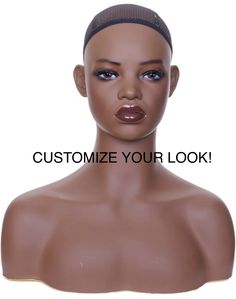 Customize your mannequin head with any makeup look you like! Provide a look by sending a photo of your desired look via messaging. This mannequin style only comes in the dark and brown skin tones at this time. Message me with any questions and I am happy to assist. Enhance your display of products on a custom glam mannequin head. Displaying your product on a glam mannequin is a great way to catch the eye of your audience and draw their attention to your product. It is a great way for your produc Display Mannequins, Hat Display, Mannequin Head, Accessories Display, Mannequin Heads, Hot Tools, Product Display, Style Change, Brown Skin