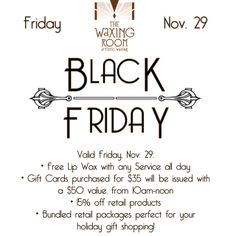 Black Friday Spa Specials, Vintage Esthetics, Waxing Room, Lip Waxing, Spa Specials, Spa Ideas, Black Friday Specials, Makeup Studio, Social Media Business