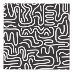 an abstract black and white pattern with lines on the bottom, which are drawn in different directions