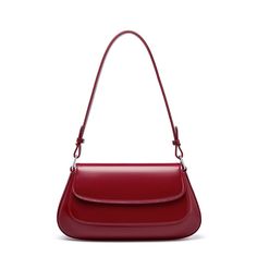 bolsa baguete Cowhide Handbags, Vintage Shoulder Bag, Leather Handbags Women, Shoulder Bags For Women, Genuine Leather Handbag, Types Of Bag, Womens Crossbody Bag, Haiti, High Quality Leather