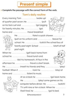 an english worksheet for children to learn how to read and understand the words