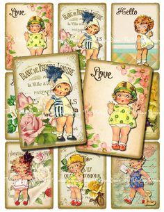 Art Altéré, Papel Vintage, Pocket Letter, Making Greeting Cards, Pocket Letters, Images Vintage, Vintage Collage, Digital Collage Sheets, Ex Libris